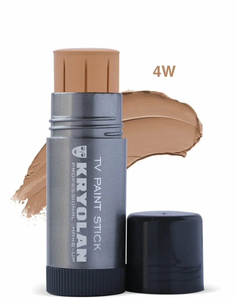 Kryolan TV Paint Stick Foundation — Full Coverage Professional Makeup | Shades: 1W, 2W, 3W, 4W, F1, FS-36, FS-38, FS-45  Lvory